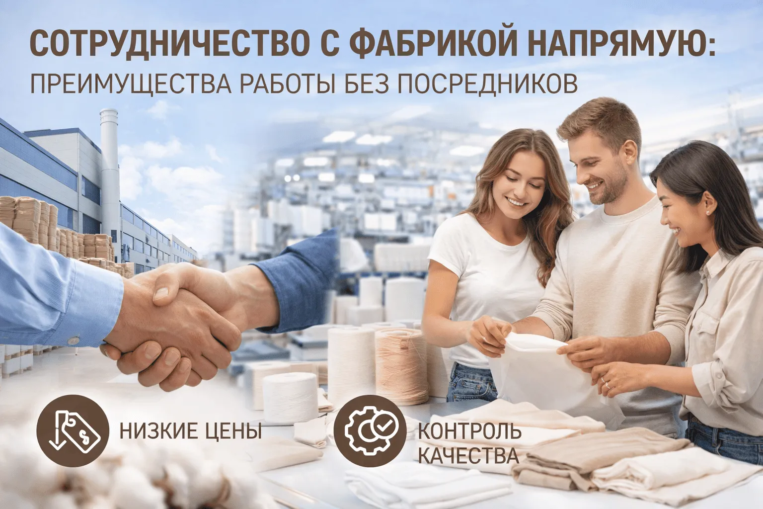 Сотрудничество с фабрикой напрямую: преимущества работы без посредников